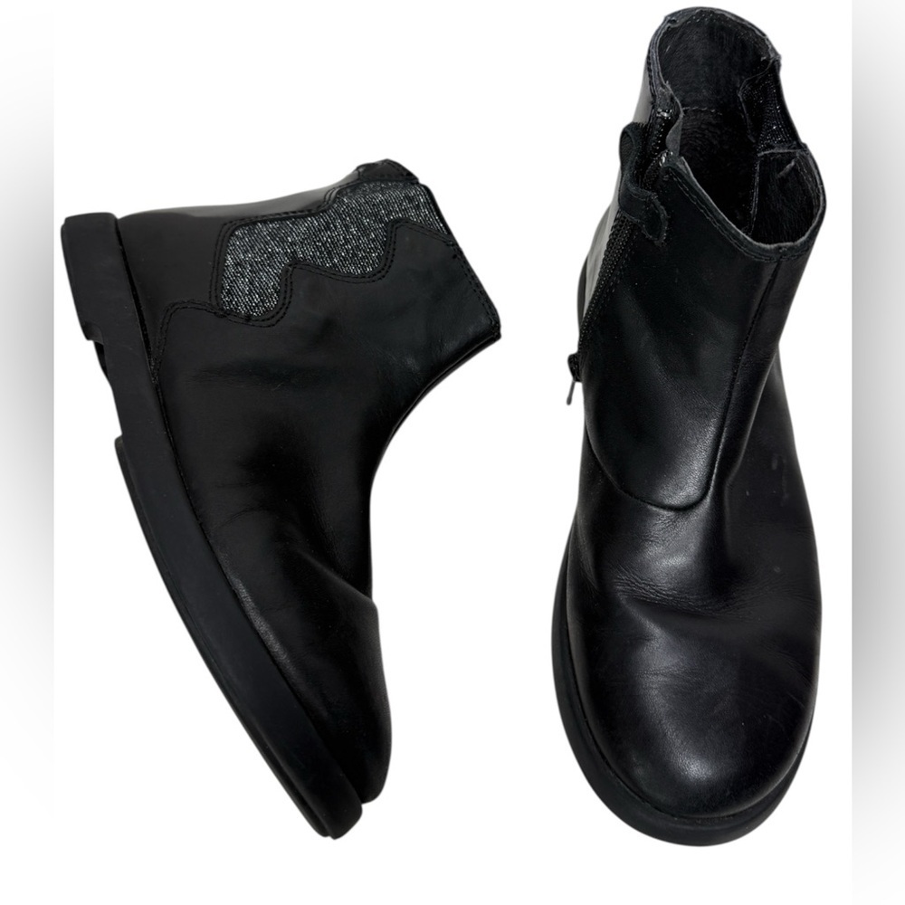 Camper Girls Duet Leather Ankle Boots